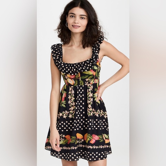Farm Rio cocoa paradise mini dress - Picture 3 of 7